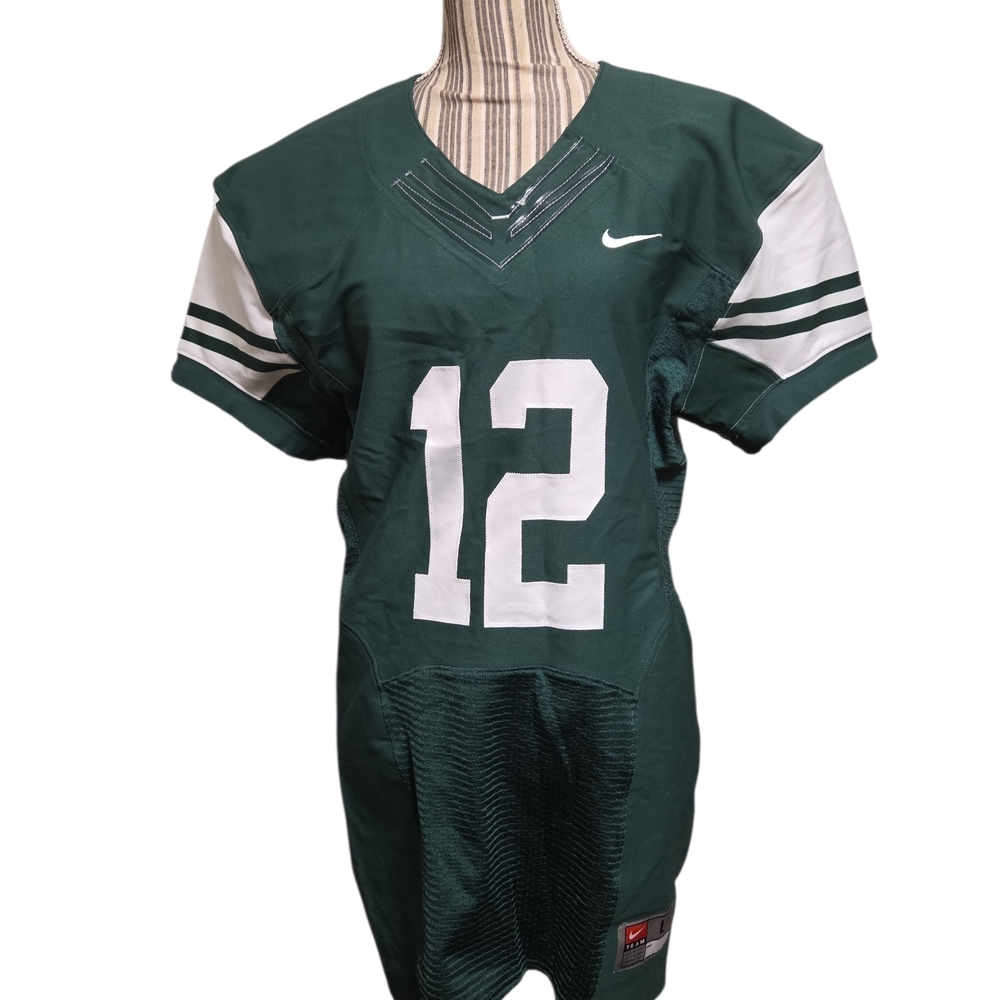 Nike Dark Green Jersey with White 12
